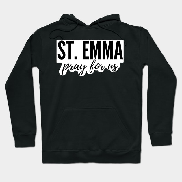 St. Emma pray for us Hoodie by delborg